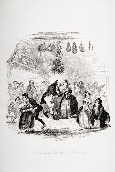 Heiligabend bei Mr. Wardle, Illustration aus 